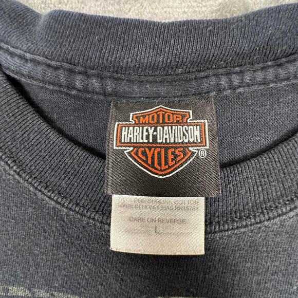 Harley-Davidson The New Timpanogos Utah Black Mountain Graphic T-shirt L - Picture 3 of 6